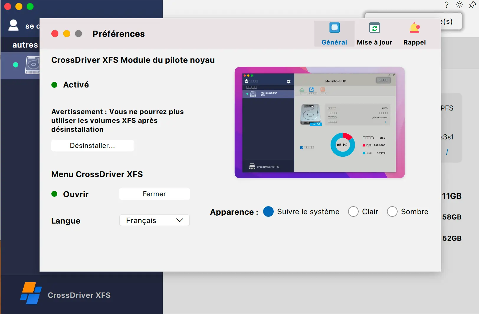 Comment désinstaller